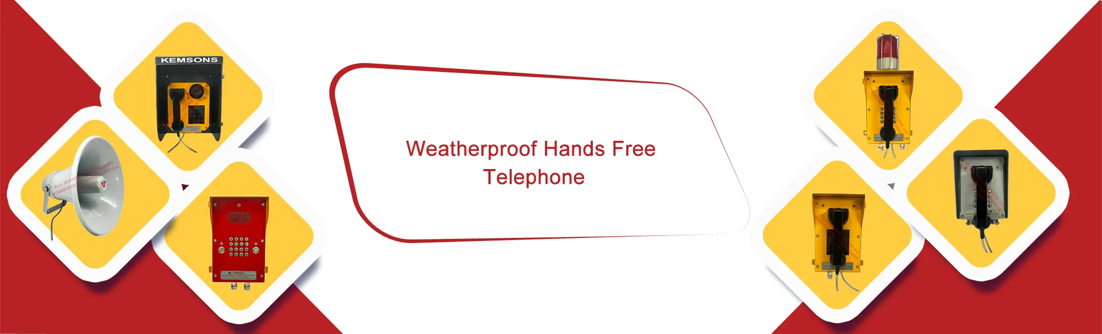 Weatherproof Hands Free Telephone
